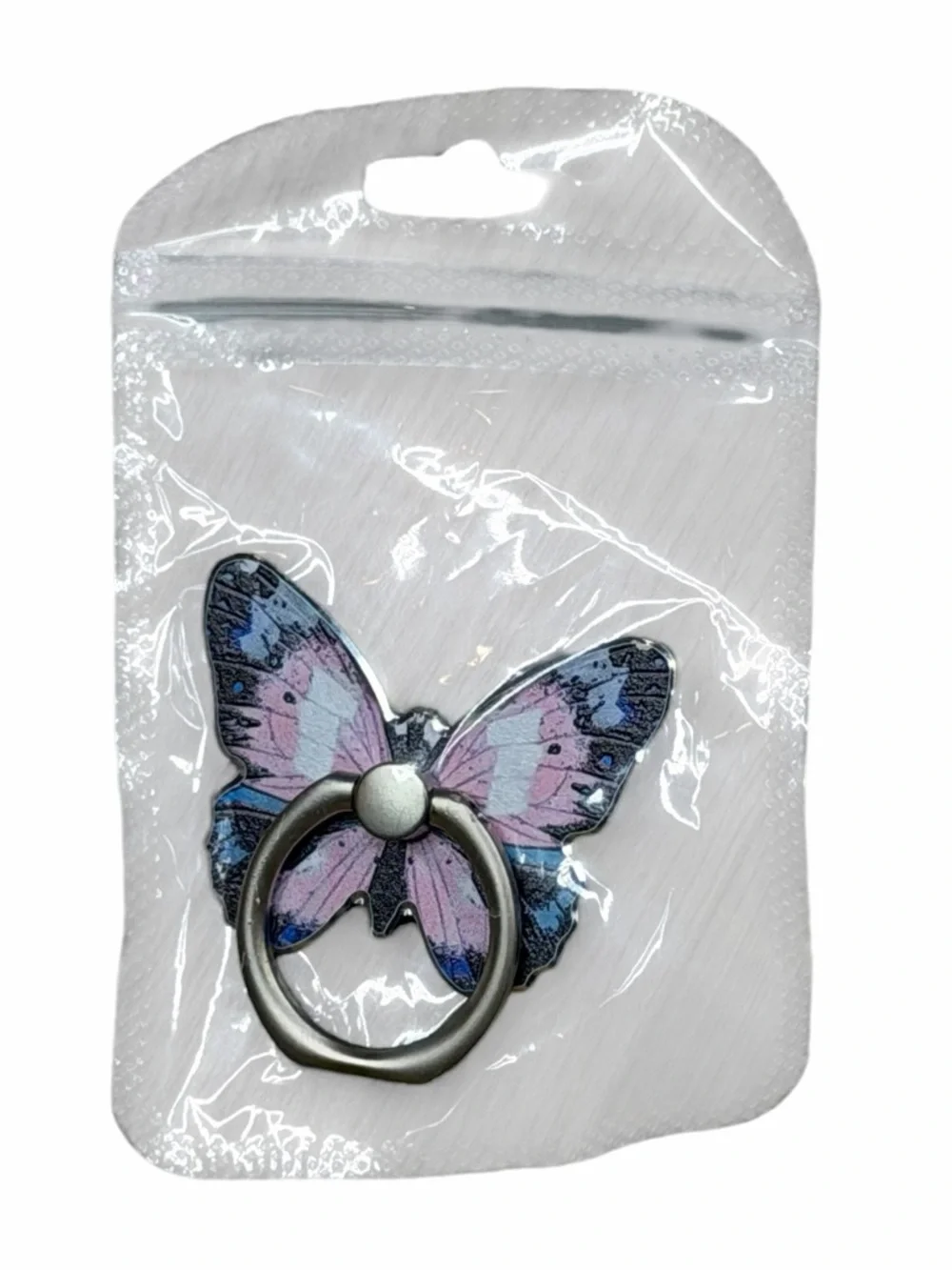 NIP Creamcy Pink & Blue Gothic Dreamy Butterfly Phone Grip